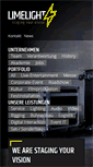 Mobile Screenshot of limelight-veranstaltungstechnik.de